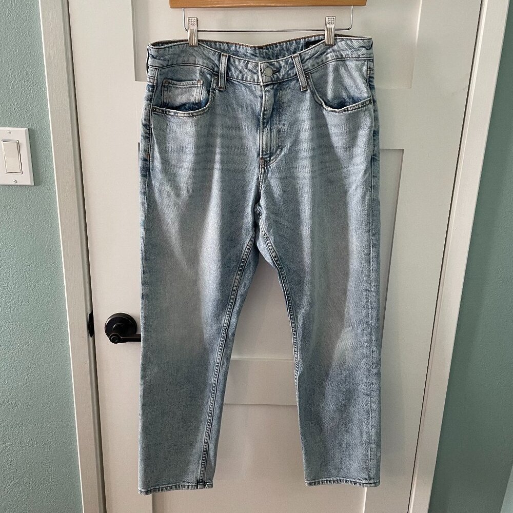 Bonobos 33/28 Light Wash All Season Mens Jeans